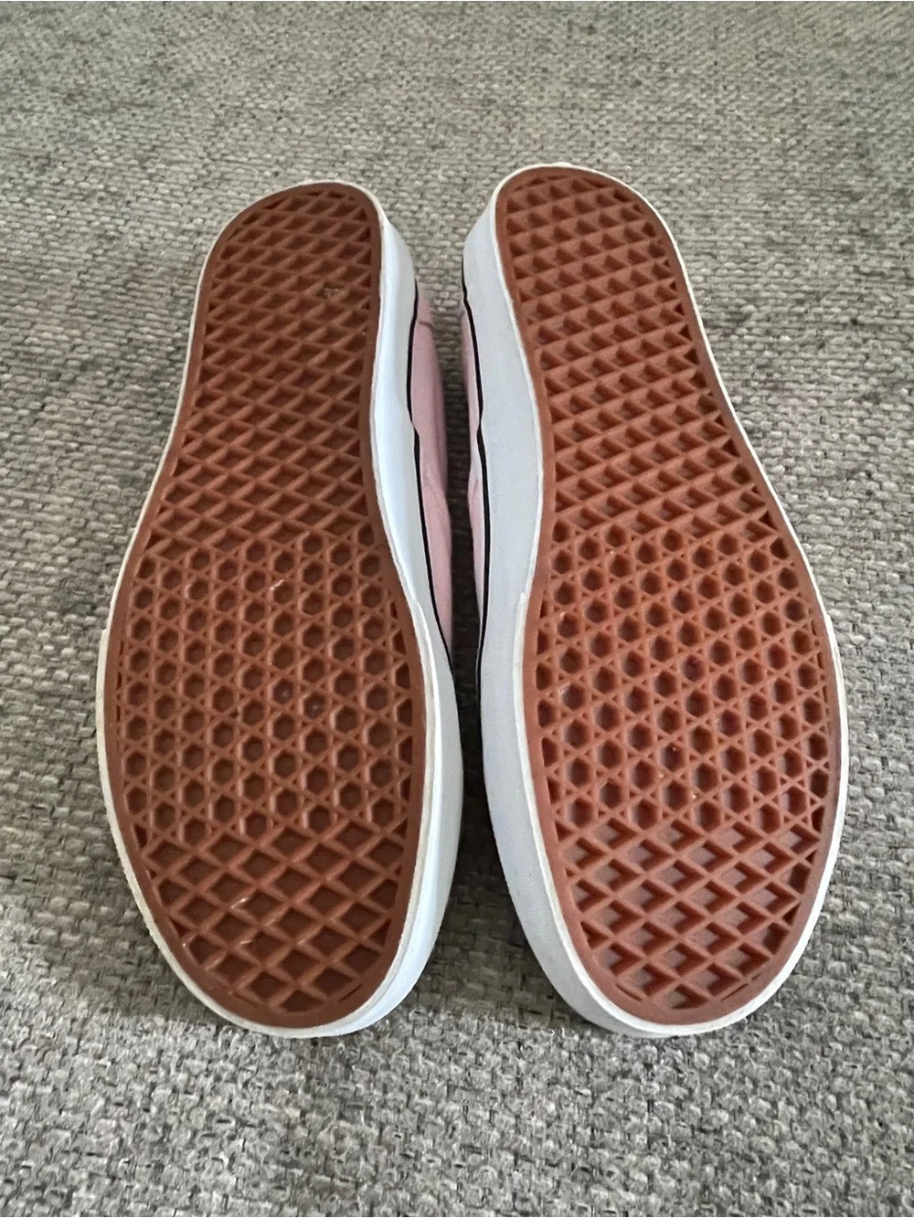 Mens Slip-On Canvas Vans, Blush Pink, Excellent Condition, size 12